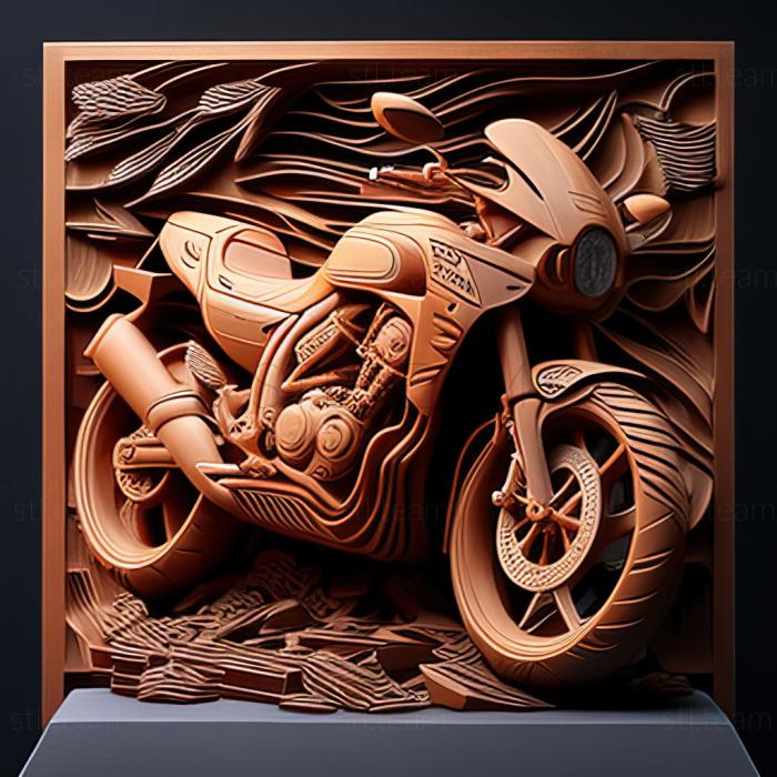 3D модель Honda CB 1 (STL)